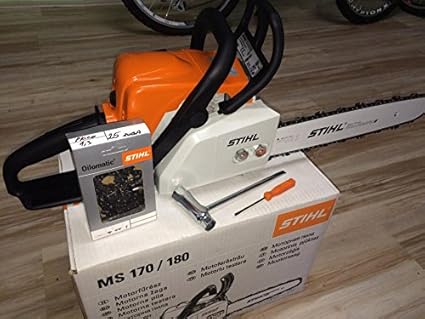 Tronconneuse Stihl Ms 180 1 5 Kw Original 35 Cm Gaz En Boite Avec Outils Amazon Fr Jardin