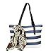 Ammazona Fashion Big Striped Plaid Ladies Handbags Shoulder Bags Clutches Women Bag