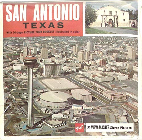SAN Antonio, Texas - Classic ViewMaster - 3 reels - 21 3D Images - New