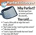 Sifter w/ Deep Shovel Cat Litter Scoop - Designed by Cat Owners - Durable Plastic Cat Litter Scooper for Litter Box - Solid Strong Handle. By iPrimio. Patented Kitty Litter Scoop
