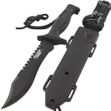 12" Tactical Bowie Survival Hunting Knife w/ Sheath Military Combat Fixed Blade