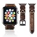 ArtKen Smart Watch Band 42mm,Genuine Leather iWatch Band Replacement Strap with Stainless Metal Clasp Suitable for Apple Watch Series 2, Series 1, Series 3, Sport Edition(Brown)