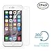 iPhone 6S Plus Screen Protector, Smallelectric 2 Pack Apple iPhone 6 Plus 5.5 inch HD Clear Ballistic Glass 0.2mm Glass Screen Protector Work with iPhone 6 Plus and Protective Case