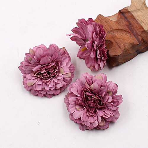 Fake Flower Heads Bulk Silk Marigold Artificial Flowers Wedding Party