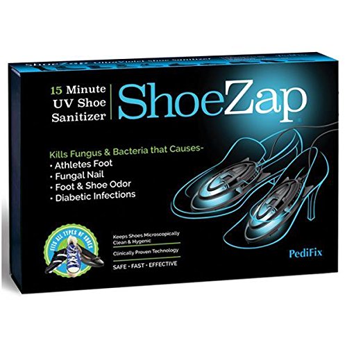 ShoeZap Clinically Proven Germicidal Light Technology 15 Minute UV