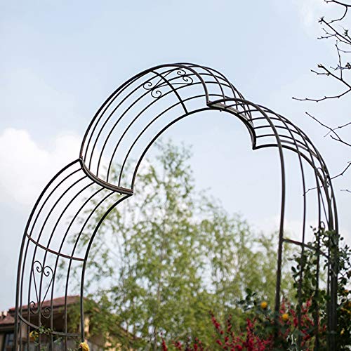 LBSY Rosenbogen aus Metall, Pergola Rose Arbor für Verschiedene Kletterpflanzen, Garten, Heavy Duty Hochzeitsfeier… – Bild 5