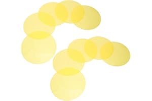 SEWCHICS 10pcs Color Correction Gel Sheets Self-Adhesive Lighting Filters for Photography and Video Studio