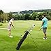 LONGCHAO Sunday Golf Bag, Lightweight Golf Club Bags with Stand and Strap, Pitch and Putt Golf Bag 2 Way Driver Golf Bags, Golf Gifts for Men