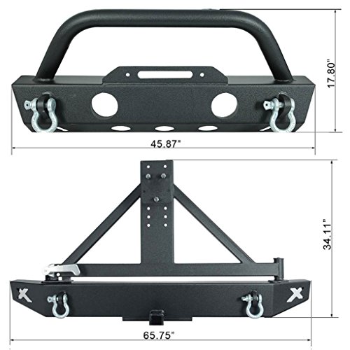 Buy Eautogrilles 510350+510325 0716 Jeep Wrangler Jk Rock Crawler