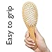 Aisilk 8.7inch Wooden Bamboo Hair Vent Brush Keratin Care and Beauty SPA Massager Massage Comb - Made from Natural Cherry Wood