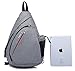 Magictodoor Sling Bag for Men Women Travel Packs Chest Backpack w/Anti-theft RFID Blocking Pocket & USB Charging Port