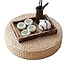 LB Japanese Style Handcrafted Eco-friendly Breathable Padded Knitted Straw Flat Seat Cushion,Hand Woven Tatami Cushion Best for Zen,Yoga Practice or Buddha Meditation (L: 19.7