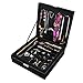 Ikee Design Deluxe Jewelry Storage Chest Box Organizer Tray
