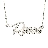 BYBWBL Reese Name Pendant Necklace Silver Color