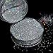 Laser Silver Holographic 0.2mm Powder Dust Acrylic Nails Art Glitter Tips Deco Gel Polish Nail Body Crafts Decoration N32
