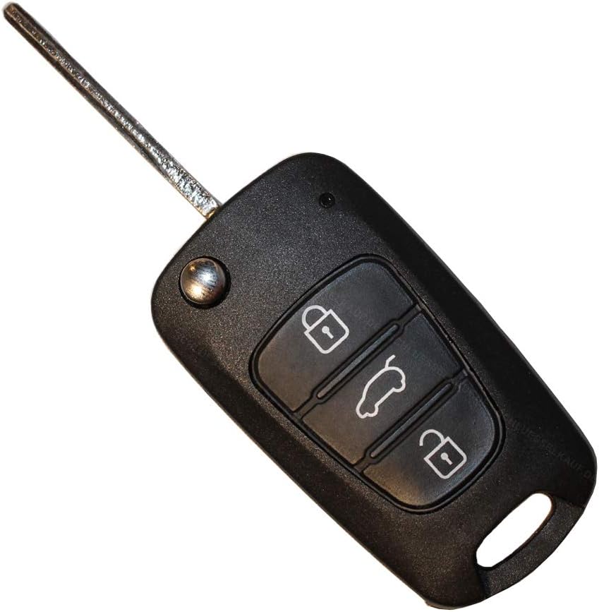Kia Key Casing Key Remote Flip Key 3 Buttons - suitable for: Rio, Venga, Cee'd, Pro Cee'd, Picanto, Sorento, Sportage, Soul - Image 4