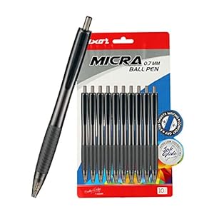 Luxor Micra Ball Pen Black (10’s Box)