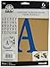 FolkArt Plaid Stencil Folk-art Paper Alphabet & Monogram Serif 6
