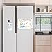 Lockways Magnetic Dry Erase Calendar 17 x 13 - Monthly White Board/Whiteboard Organizer Planner, Fridge Magnetic Calendar Organizer for Kitchen Refrigerator