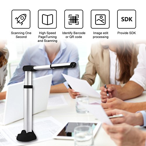 image for Eloam Document Camera with HD CMOS Sensor and OCR Function Time Shooti