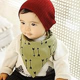 Wed2BB 2 PCS of Reversible Bandana Drool Bibs With Two Snaps For Baby Toddlers