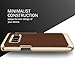 Galaxy S8 Plus Case, Premium PU Leather PC Hybrid Slim Thin Fit Full Body Case [Luxury Lightweight Cover] for Samsung Galaxy S8 Plus by Lumion (S.Mod - Brown)