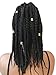 50 pieces Dreadlock Beads for Hair, Braids, and Locs, by Lock Love in Gold Metal Filigree Cuff Rings for Men or Women (GOLD)