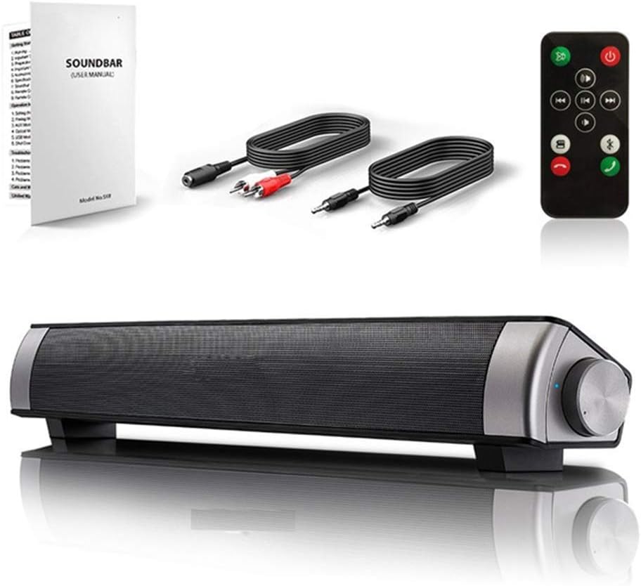 TEHWDE Soundbar-Lautsprecher Soundbar mit Subwoofern Kabelloser ...