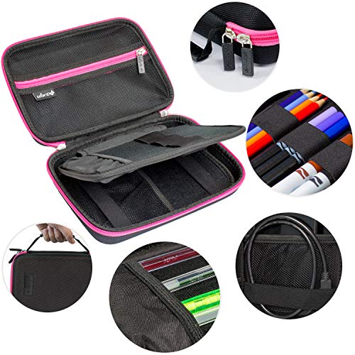 ColorIt Large Pencil Box Case Storage for Colored Pencils, Gel Pens