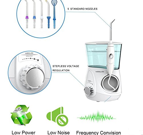 Lucktao Dental Water Flosser Oral Irrigator Waterpick Dental Floss Water Irrigation Jet Dental Tooth Floss V600g - Thumbnail 4