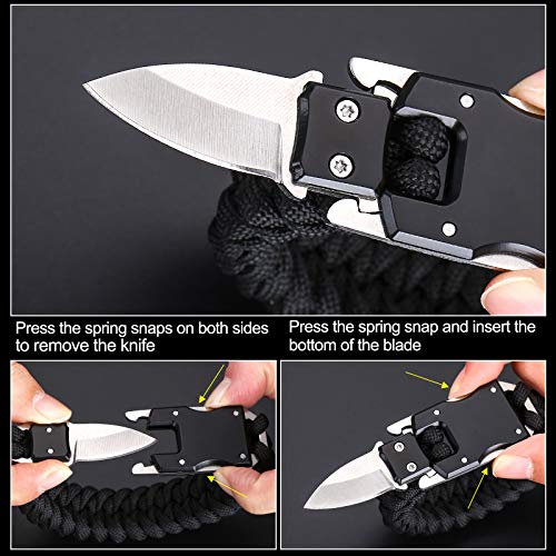 WEREWOLVES Paracord Knife Bracelet/Survival Knife Cord Bracelets