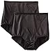 Bali Womens Jacquard Mesh Tummy Panel Firm Control 2-pack Fajas Dfx710 Shapewear-briefs, Black, Medium US