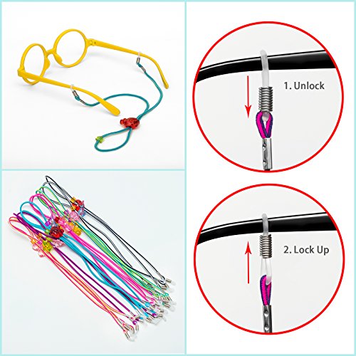 Kids Glasses Strap (12PCS) Kid Eyeglass Strap Sunglasses Retainer for Boys Girls