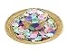 NAVA CHIANGMAI 100 pcs Daisy Mulberry Paper Flower Petals Artificial Craft Scrapbooking Embellishment,Wedding Supply Accessory DIY,Assorted Color Petal Flower (Sweet Color)
