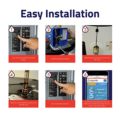 Aquanta Digital Water Heater Timer Wifi Smart Water Heater Controller