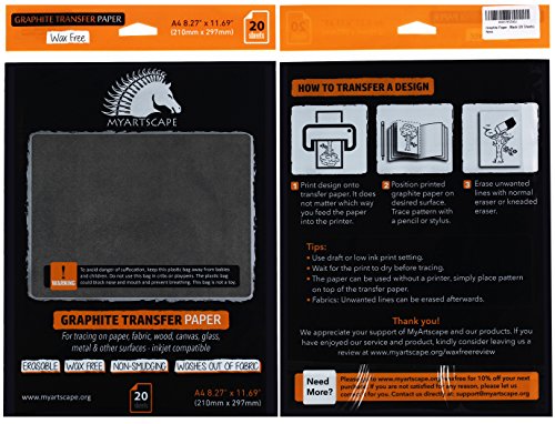 Graphite Paper - Black (20 Sheets)