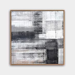 Framed Canvas Wall Art Modern Texture Painting Canvas Prints Home Artwork Decoration for Living Room,Bedroom - 16x16 inches