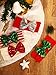 Tatuo 6 Pieces Christmas Glitter Bows Baby Girl Headbands Sequin Head Wraps Hair Accessories for Toddlers Infants Newborns