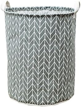 Large Size Folding Laundry Storage Basket - Dirty Clothes&amp; Kids Toy Cotton Storage /Bucket Large Size Folding Waterproof Canvas Fabric Storage Basket 