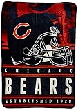 Northwest NFL Chicago Bears Stacked Silk Touch Throw Blanket, 60