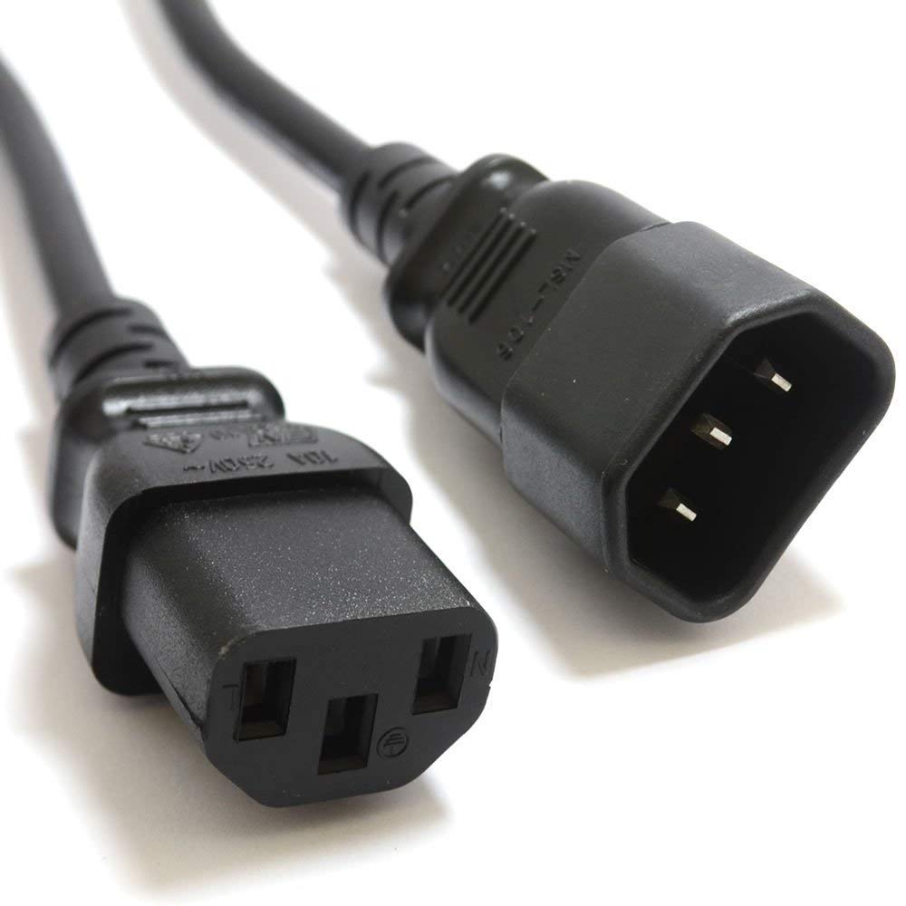 Mytlp Power Extension Cable IEC Male to Female UPS Lead C14 to C13 1.5m