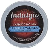 Indulgio French Vanilla Cappuccino Single Serve K-cup, 42 Count (Compatible with 2.0 Keurig Brewers)