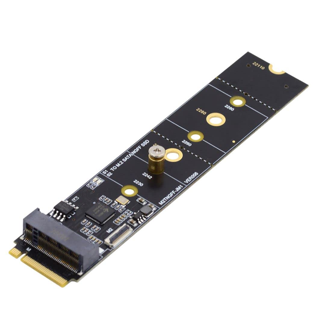 CY B+M Key NGFF SATA SSD to M.2 M-Key NVME Motherboard Desktop Adapter Converter SSD Card JMB582 2280