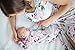 Baby Be Mine Newborn Gown and Hat Set Layette Romper Coming Home Outfit (Newborn, Olivia)
