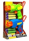 Buzz Bee Toys Air Warriors Tek 3 Blaster Two Pack