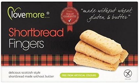 Lovemore Free From Shortbread Fingers - 125g