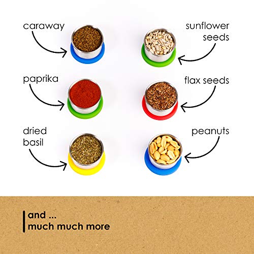 Stainless Steel Condiment Containers Set4 Reusable Condiment Mini