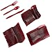 Juvale Silverware Set - 96-Piece Red Plastic Serves 32 - Disposable Utensils & Party Cutlery - Durable Red Flatware for Events