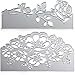 2 Pieces Rose Cutting Die Flower Shape Embossing Dies Carbon Steel Die Cuts Stencils for Scrapbooking Card Making Supplies