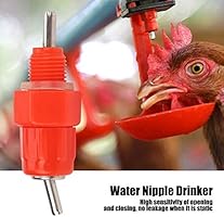 Heepdd 20pcs Automatic Water Nipple Drinker Waterer Poultry